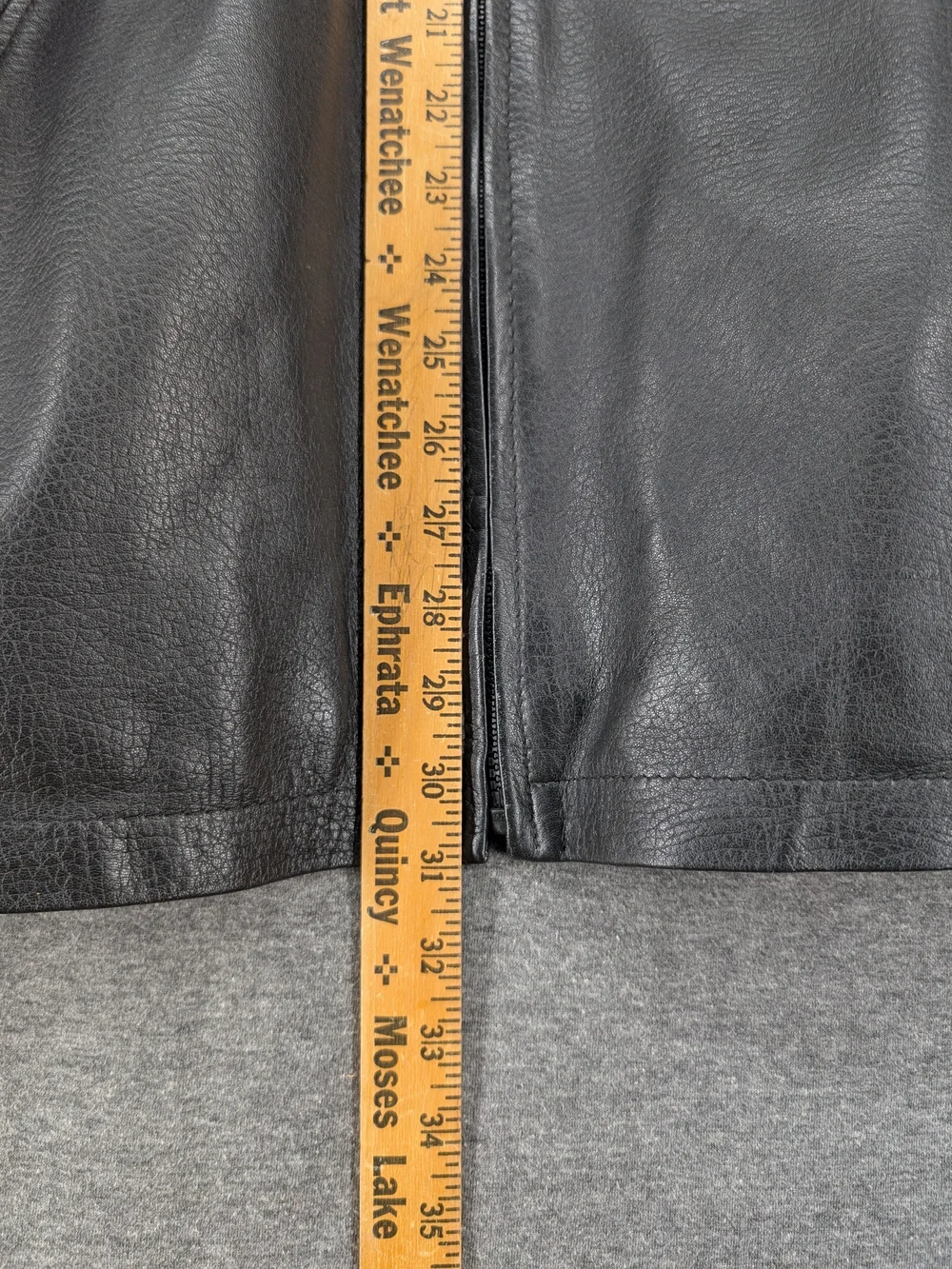Men's Black Leather Zip Bomber Jacket